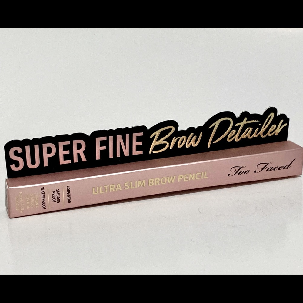 NIB Too Faced Super Fine Brow Detailer **Natural Blonde**
